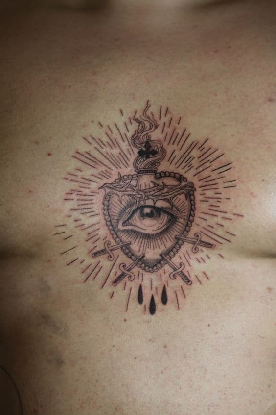 20 Amazing Sacred Heart Tattoos