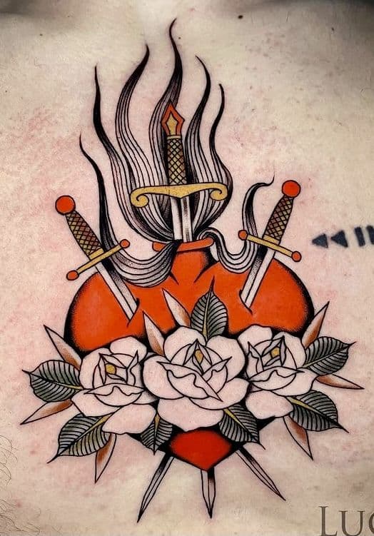 20 Amazing Sacred Heart Tattoos