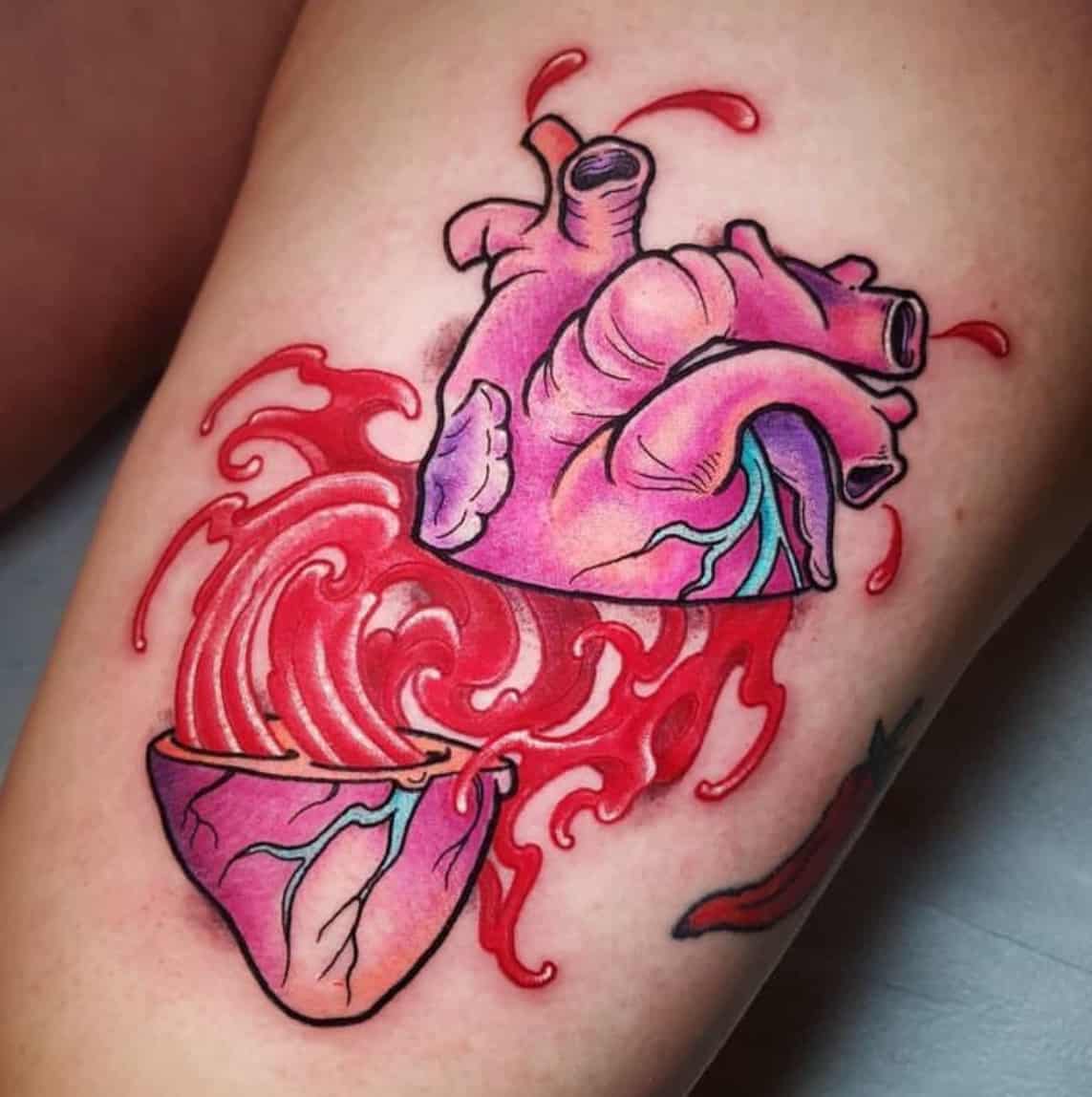 21 Broken Heart Tattoos to Fall in Love With