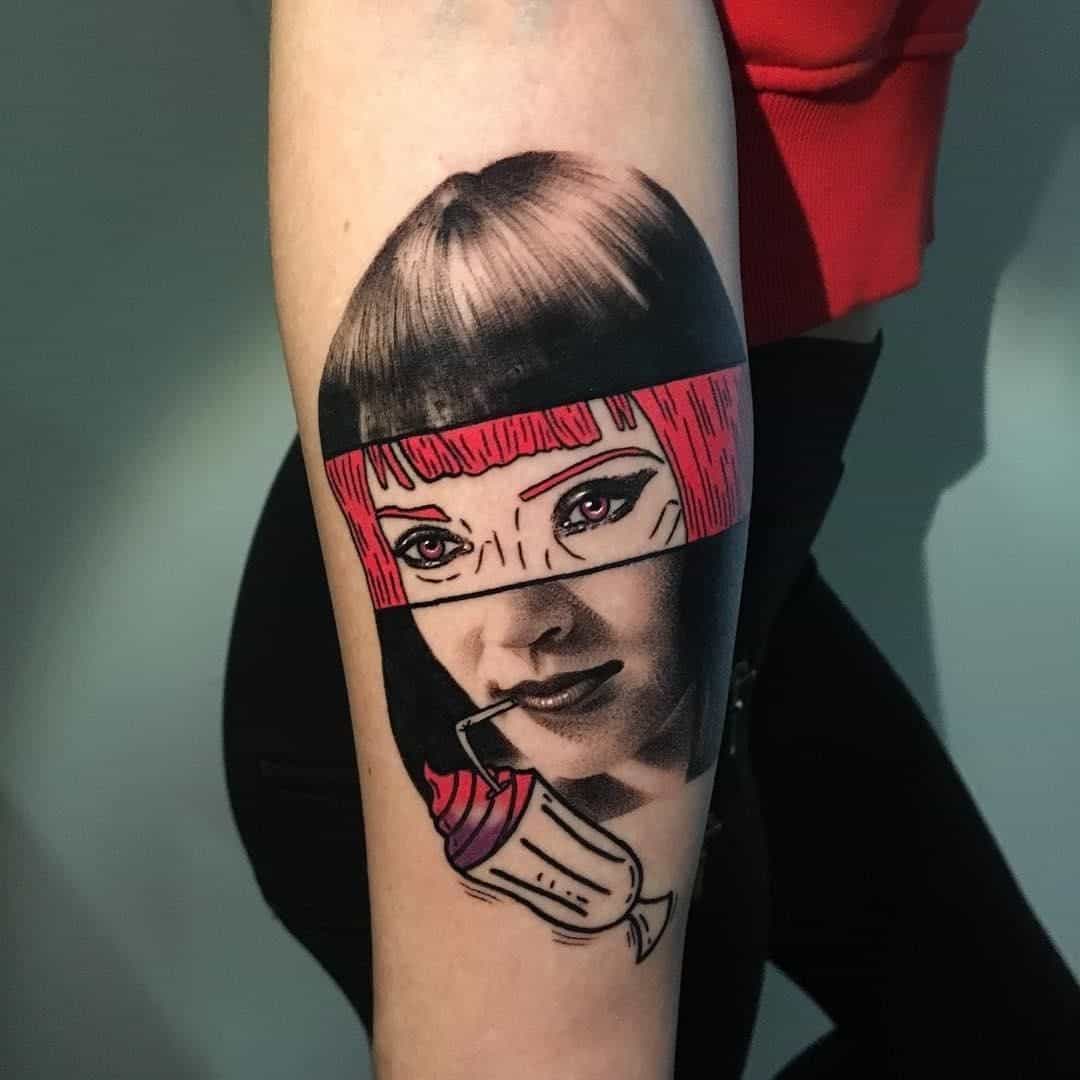 Pulp Fiction tattoo by Mashkow Tattoo | Post 30776