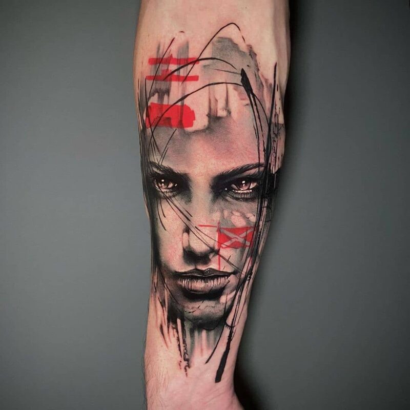 Trash Polka Tattoos Everything You Need To Know (With 14 Examples