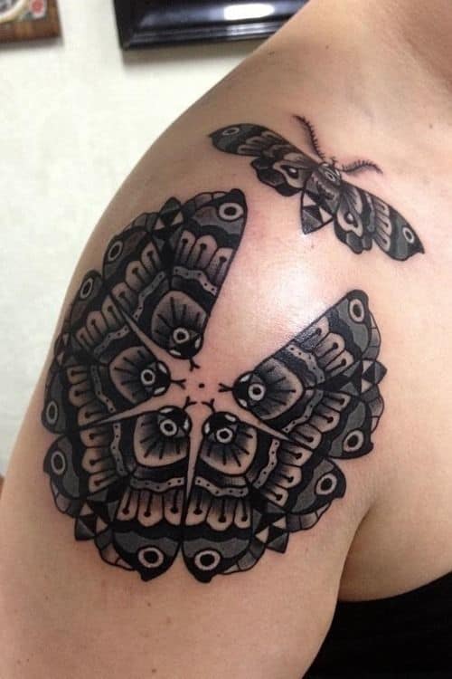 22 Moth Tattoos to Admire - Body Artifact 22 Moth Tattoos to Admire