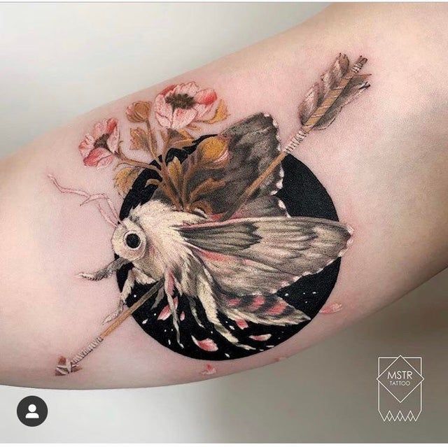 54 Fascinating Moth Tattoos With Meaning - Our Mindful Life