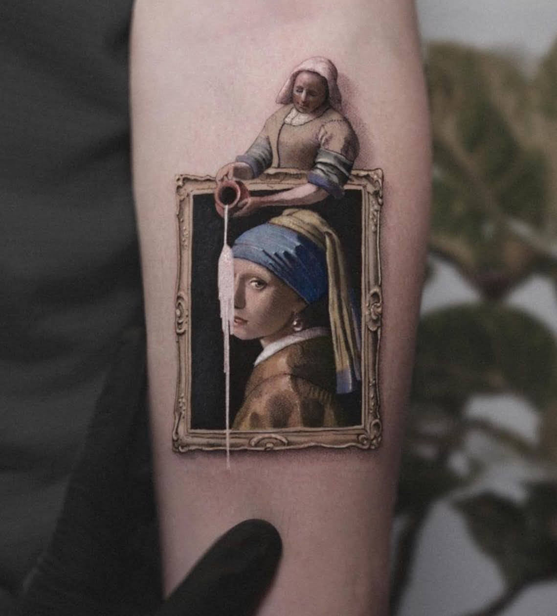 Micro-realist Mac Miller tattoo on inner forearm