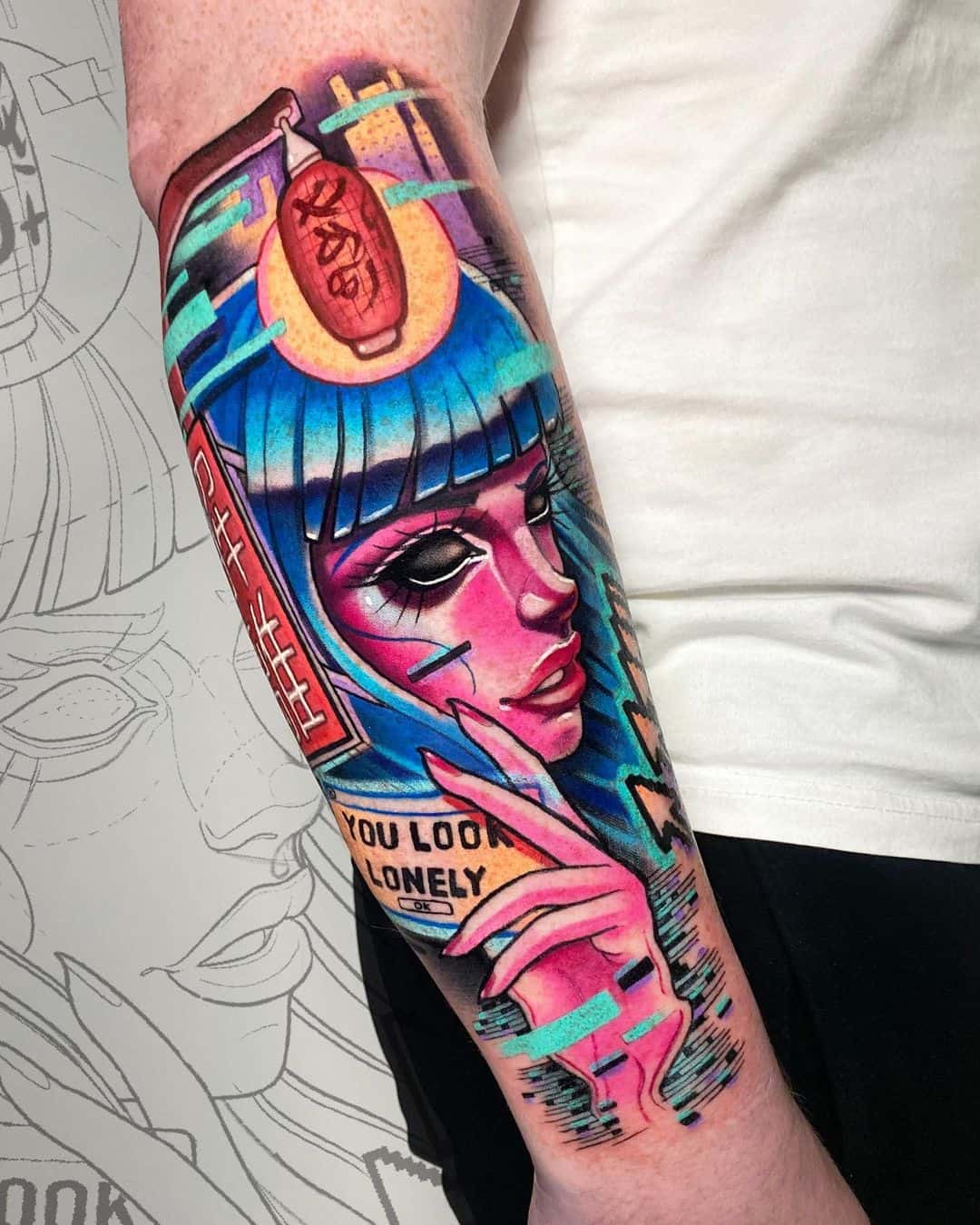 Quite an Experience to See Blade Runner Tattoos Isnt it  Tattoodo