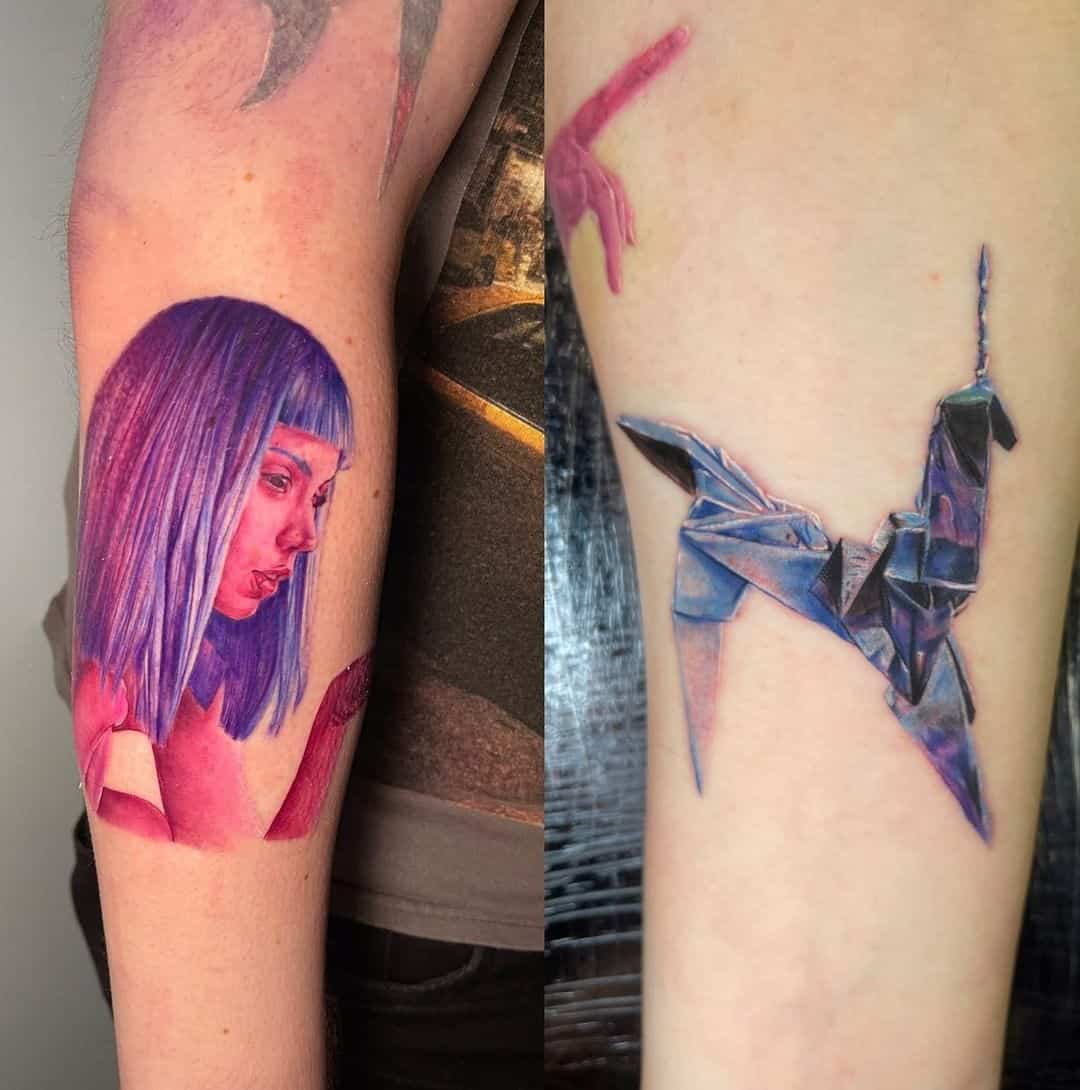 My Blade Runner tattoo I got yesterday Wanted to keep it simple but still  representative of the original movie  rbladerunner