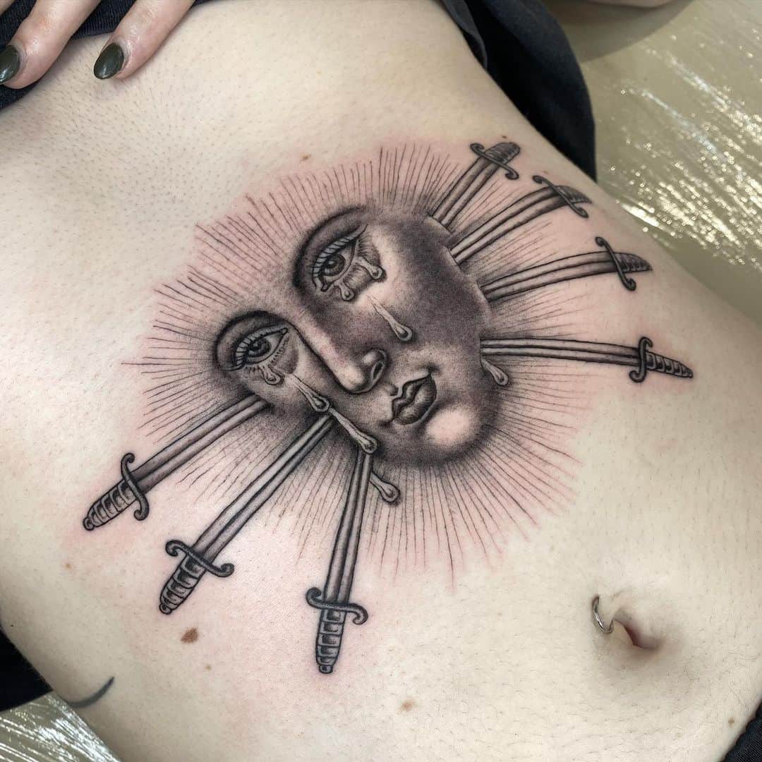 20 Striking Dagger Tattoos - Body Artifact 20 Striking Dagger Tattoos