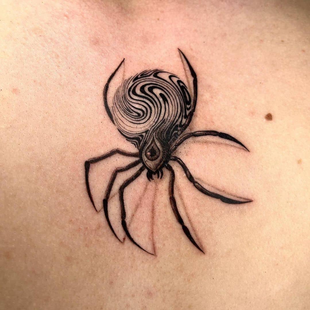 50 Traditional Spider Tattoo Designs for Men [2024 Guide]