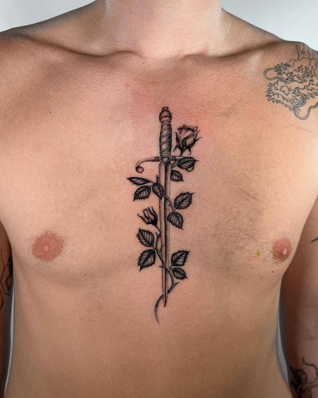 20 Striking Dagger Tattoos - Body Artifact 20 Striking Dagger Tattoos