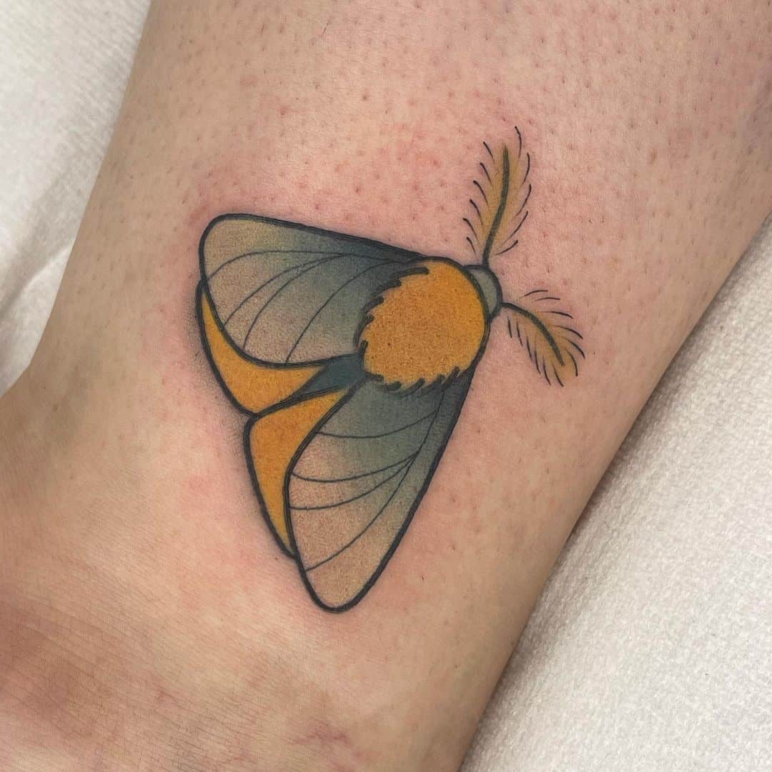 Luna Moth temporary tattoo  powerandlightpress