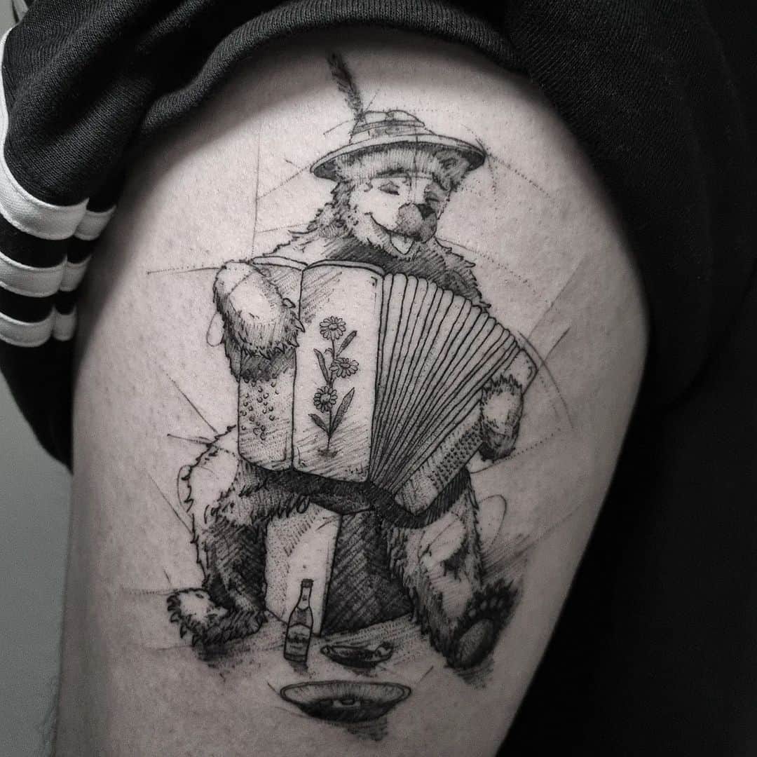 20 Bear Tattoos That Will Inspire You - Body Artifact 20 Bear Tattoos That Will Inspire You