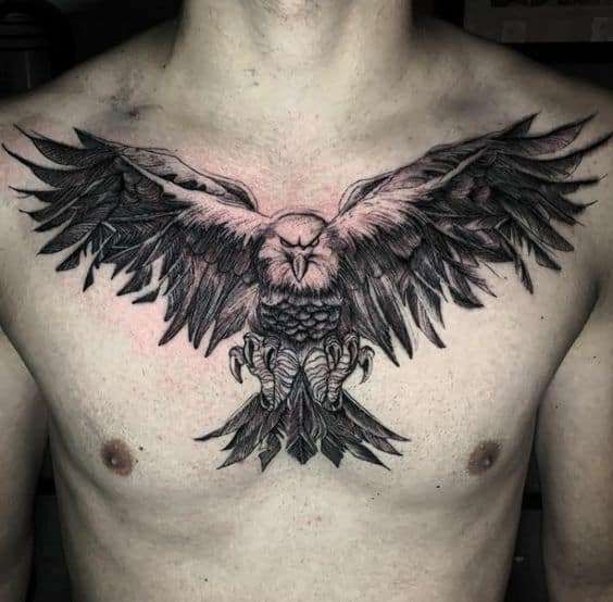 101 Amazing Traditional Eagle Tattoo Ideas That Will Blow Your Mind! |  Outsons | Men's Fashion Tips A… | Torso tattoos, Traditional eagle tattoo,  Eagle chest tattoo