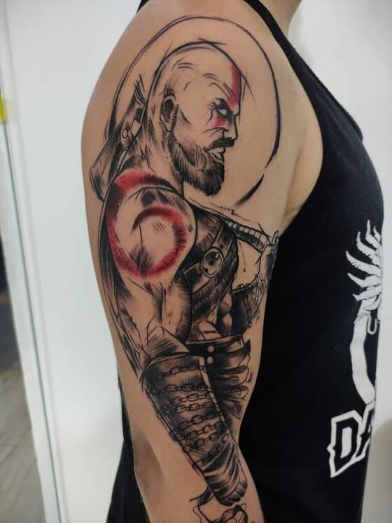 20 Epic God Of War Tattoos To Prepare You For Battle • Body Artifact