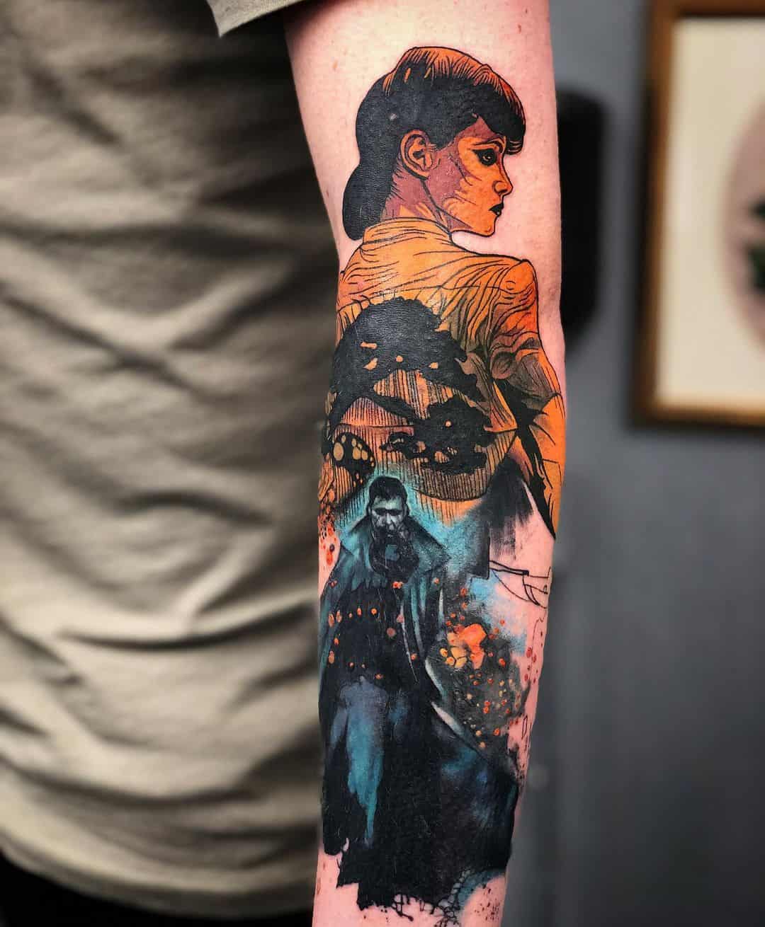 Lindsey Thomas Tattoo  Owls are my favourite  Blade Runner piece from a  while back  Facebook