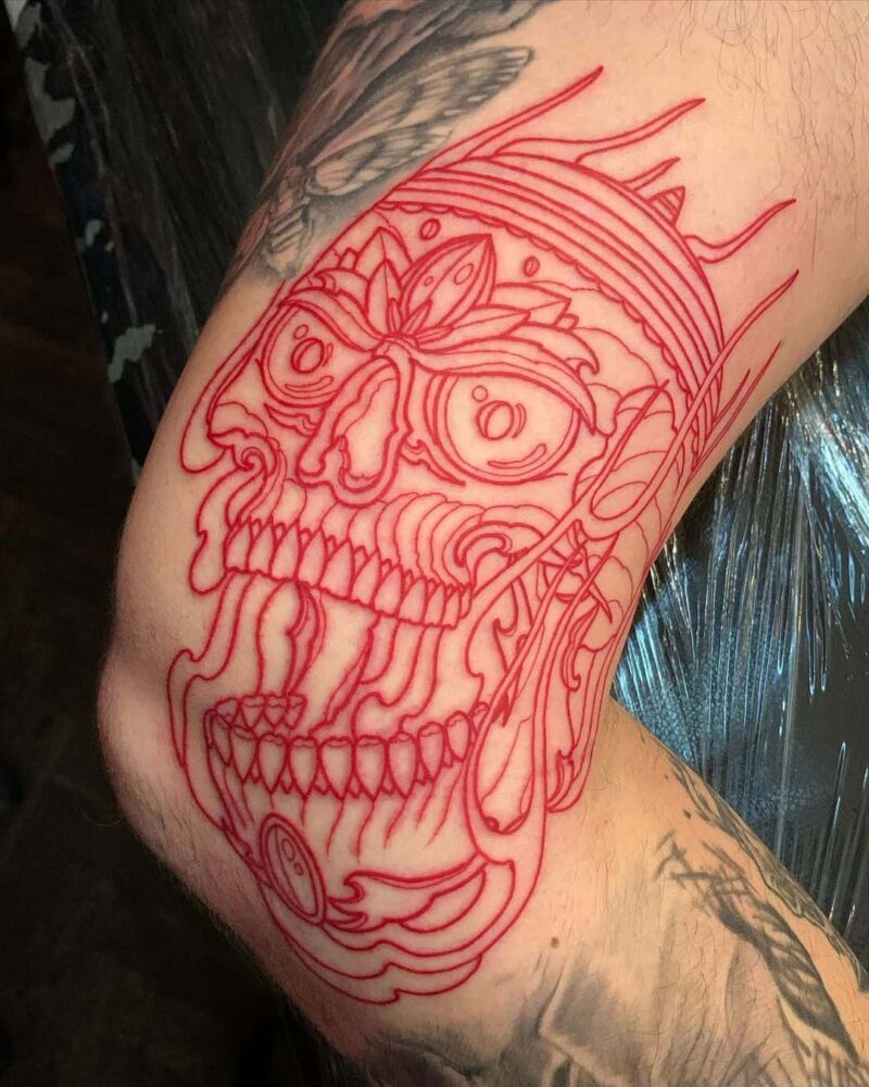 12 Fierce Red Ink Tattoo Examples • Body Artifact