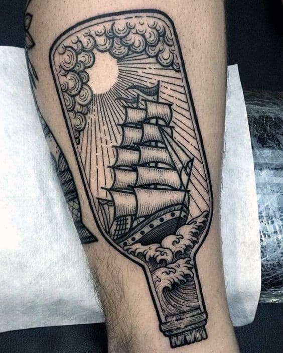 30 Incredible Ship Tattoos For Your Next Adventure