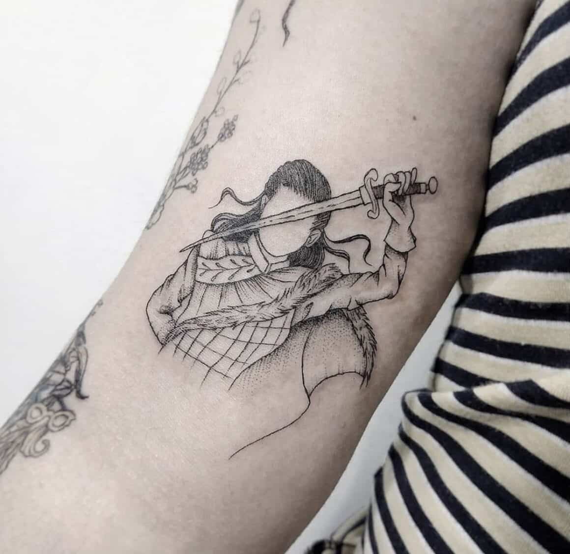 Arya Stark's Needle Tattoo | Death tattoo, Arm tattoos drawing, Tattoos