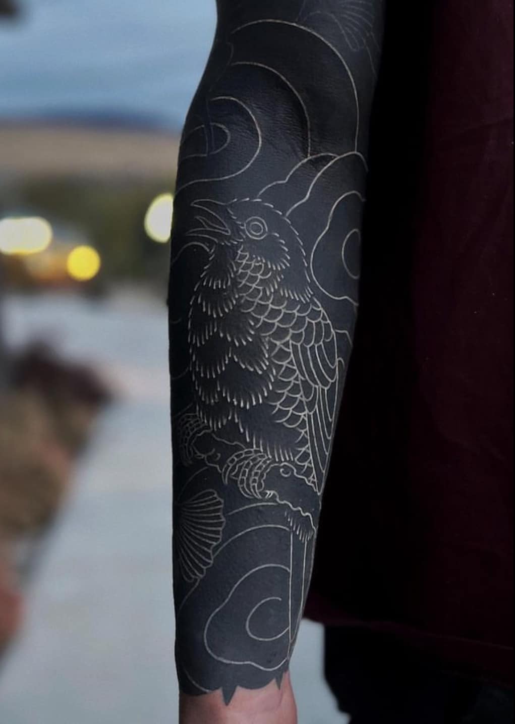 21 Stunning Blackout Tattoo Styles