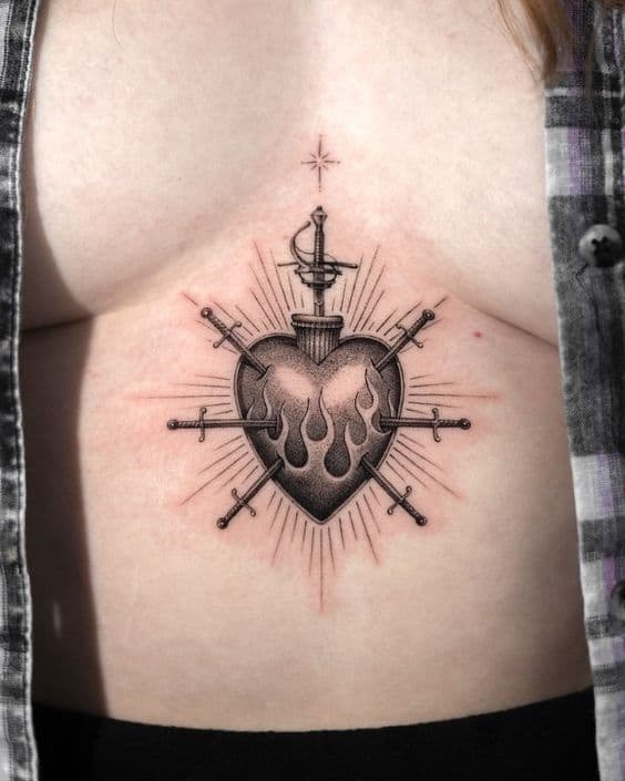 Biomechanical Heart by Ivana Tattoo Art: TattooNOW