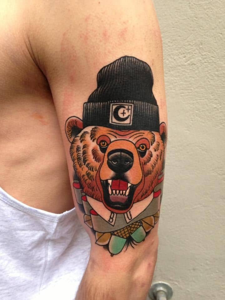 Traditional Bear Tattoos | TikTok