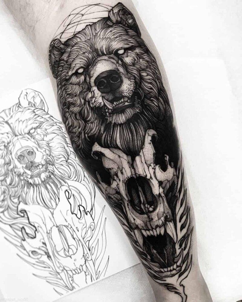 20 Bear Tattoos That Will Inspire You • Body Artifact