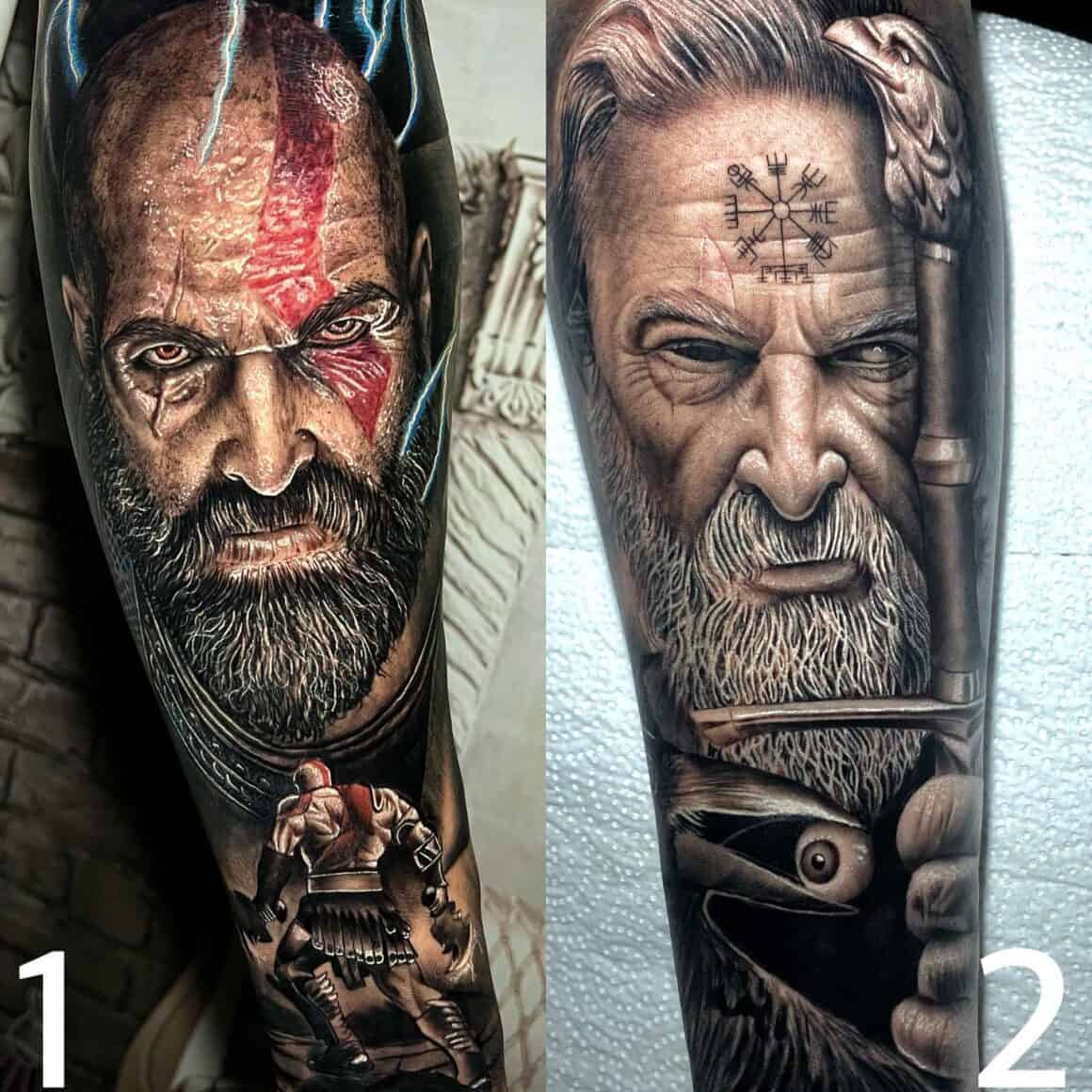 20 Epic God of War Tattoos to Prepare You For Battle
