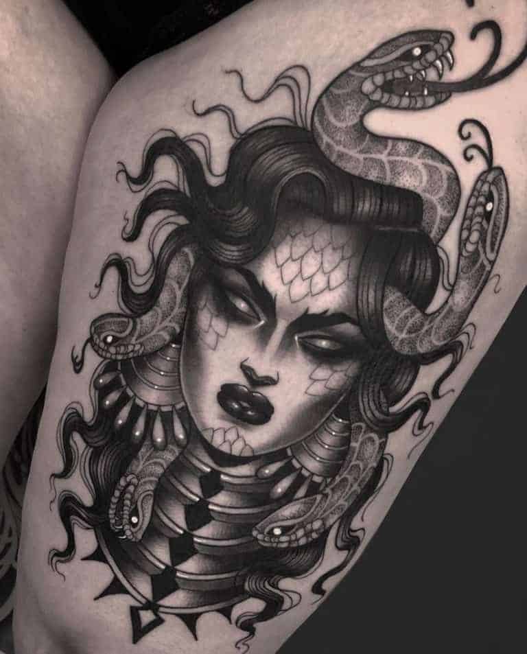 million:medusa-thigh-medusa-portrait-realism-opaque-grey