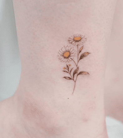 margarita flower tattoo