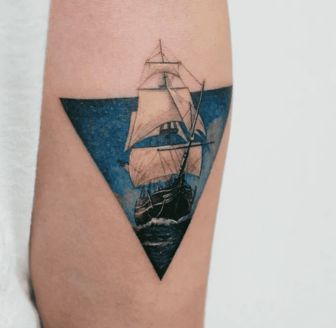 30 Incredible Ship Tattoos For Your Next Adventure