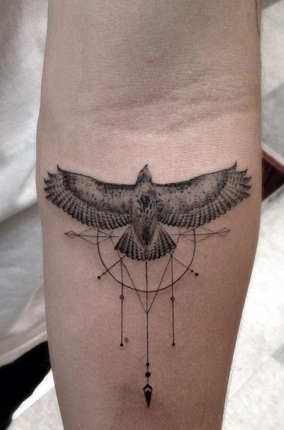 Eagle tattoo shape stock vector. Illustration of falcon - 109170966