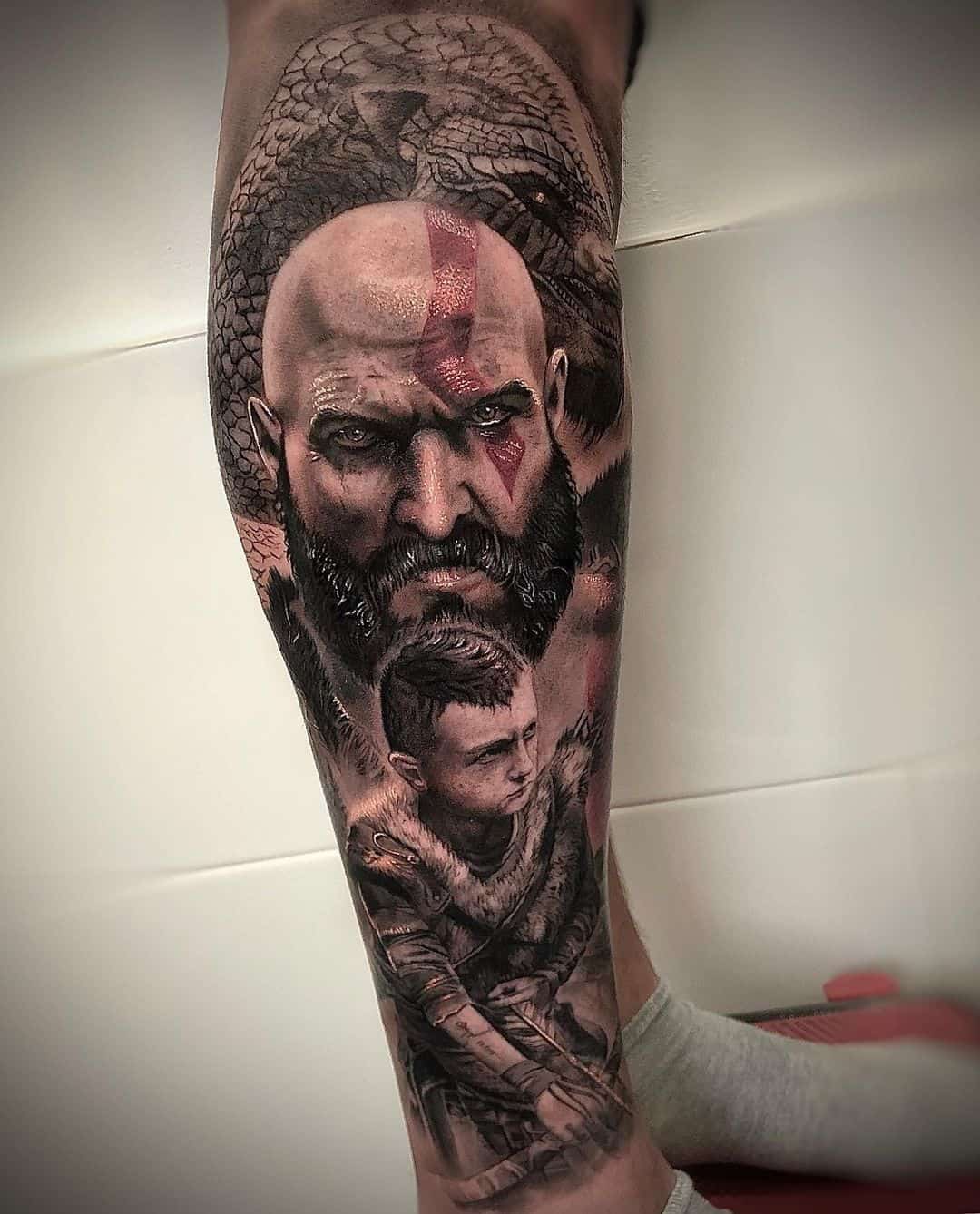 God of War tattoo by Qtattoo Lee | Photo 32110