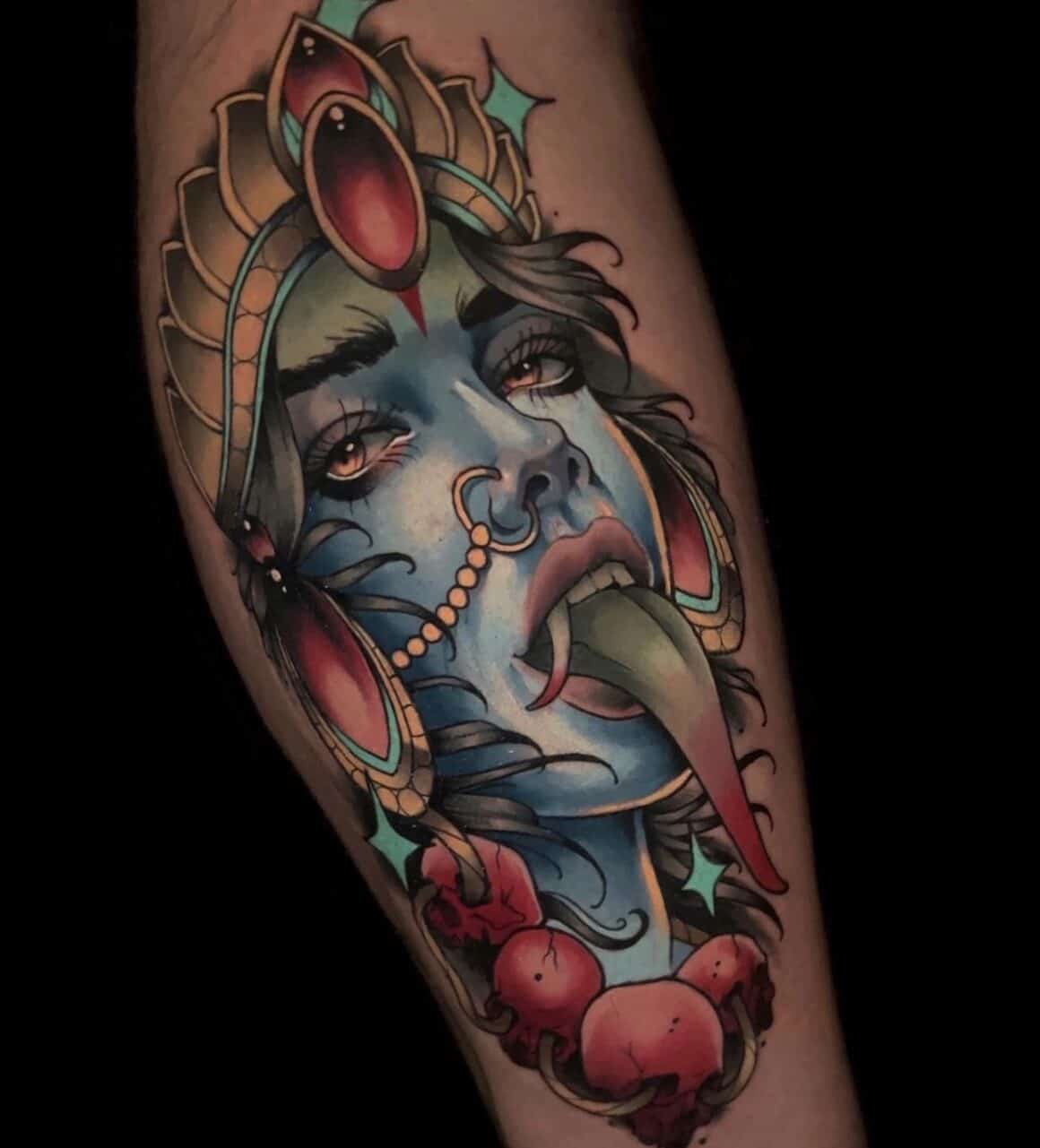 kali tattoo traditional