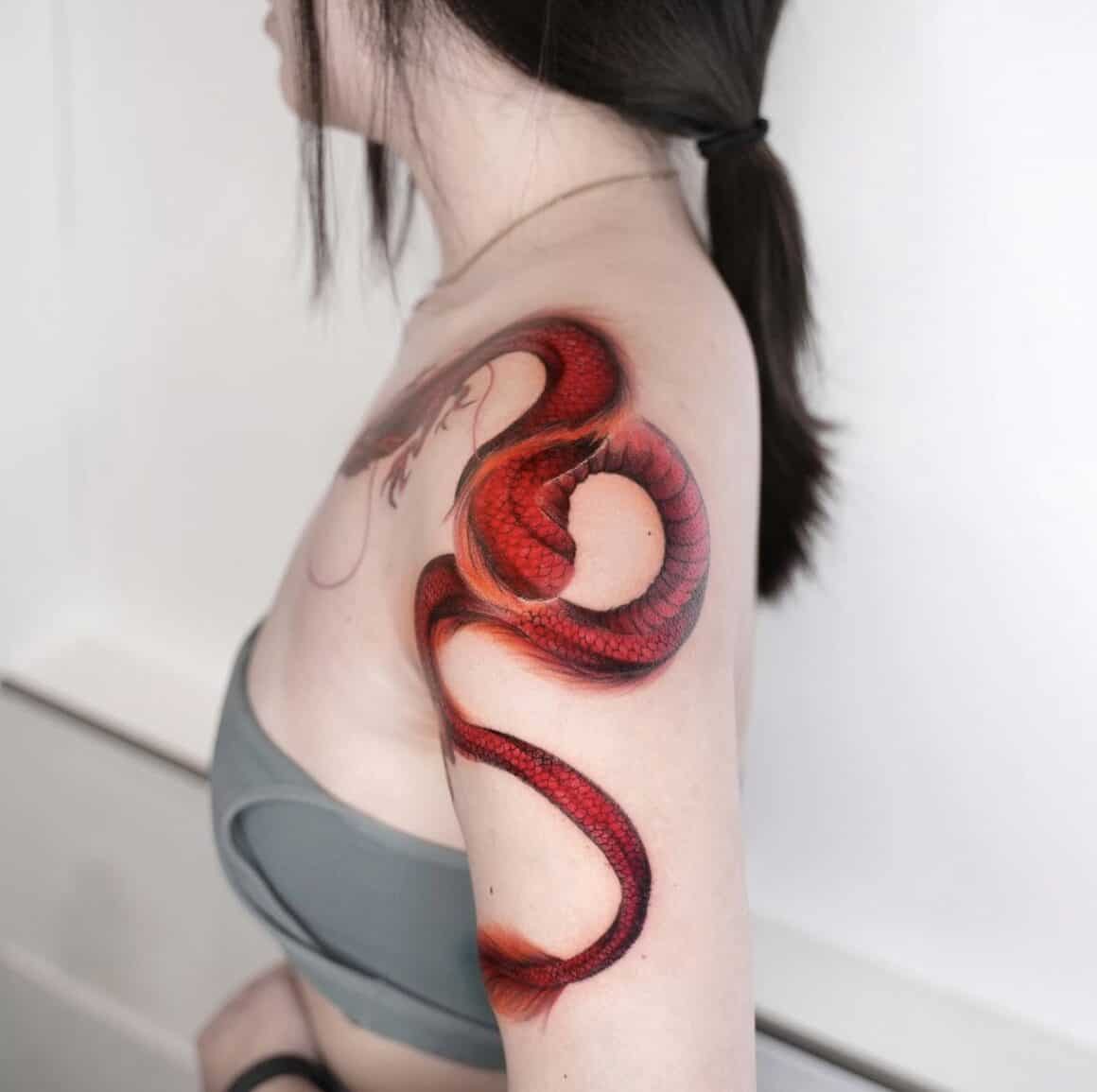 Red Dragon Tattoo by Eunbee Choi Eunji: TattooNOW