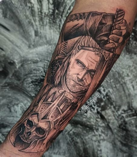 20 Witcher Tattoos Destined for Battle