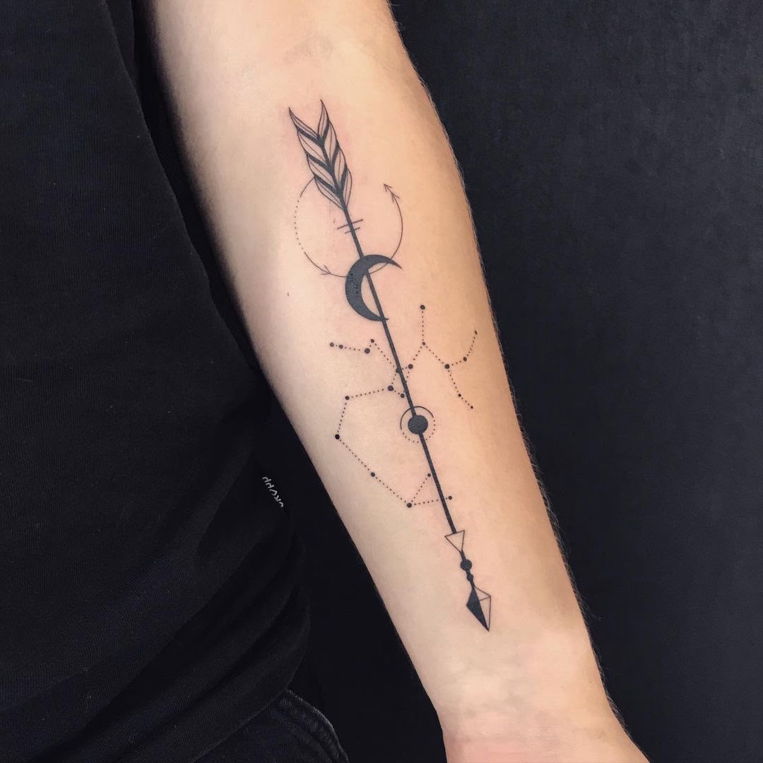 40+ Sagittarius Tattoo Ideas and Sketches - Tats 'n' Rings | Sagittarius  tattoo designs, Sagittarius tattoo, Tattoos for women