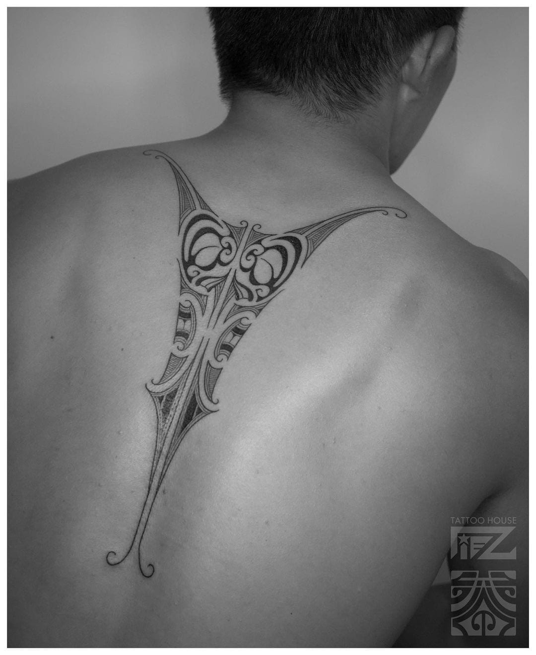 Kalia Tattoo Style Neck Polynesian Tattoo · Creative Fabrica
