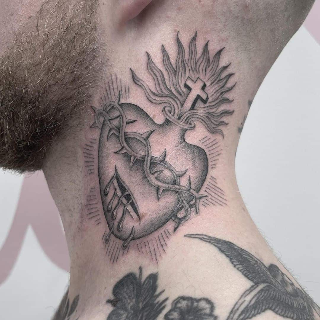 The 100 Best Chest Tattoos for Men | Improb | Heart with wings tattoo, Cool  chest tattoos, Chest tattoo men