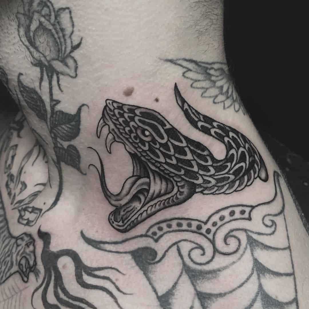 Snake Temporary Tattoo Neck Face Cobra Hand Arm Body Art - Etsy