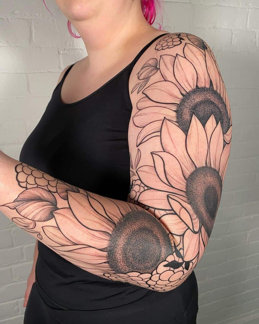 Top 20 Sunny Sunflower Tattoos that will make your day!