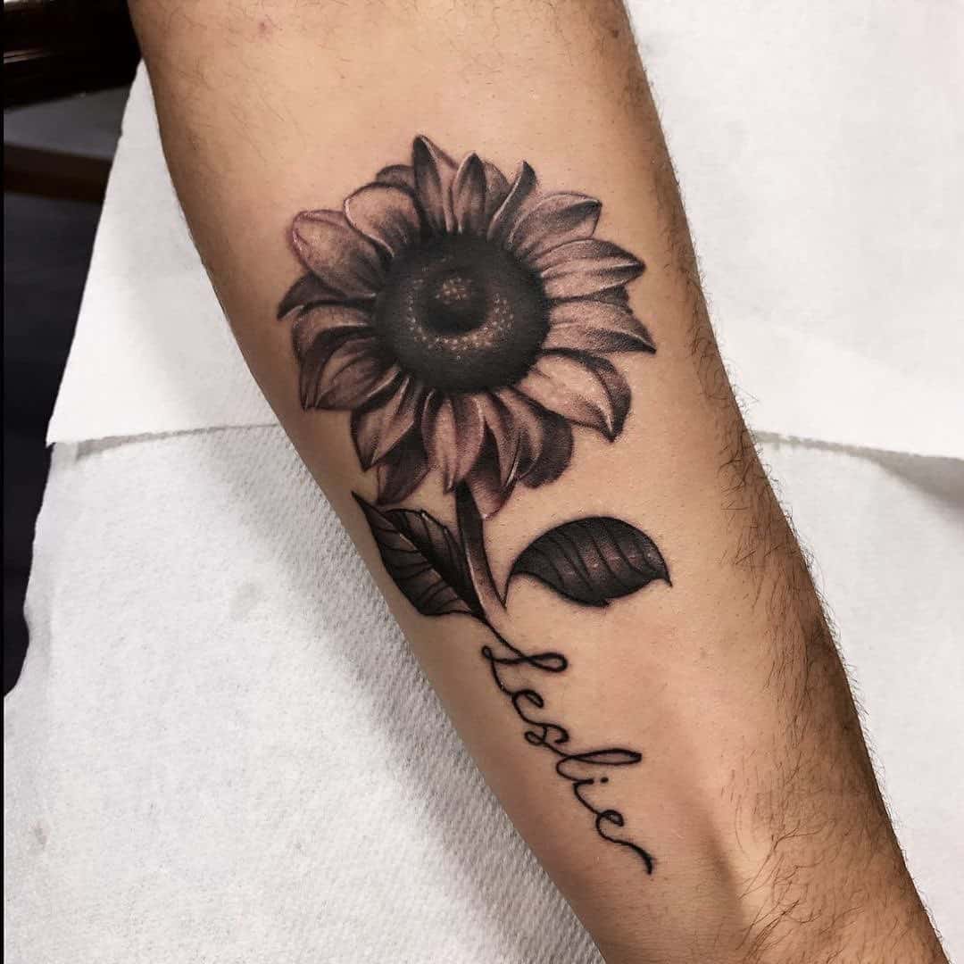 Top 20 Sunny Sunflower Tattoos that will make your day!