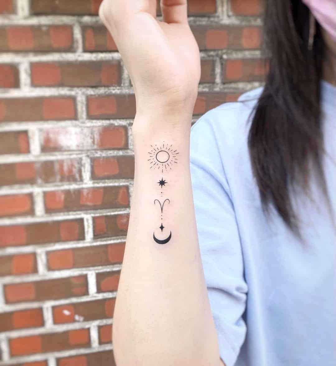 57 Unique Aries Tattoos with Meaning - Our Mindful Life