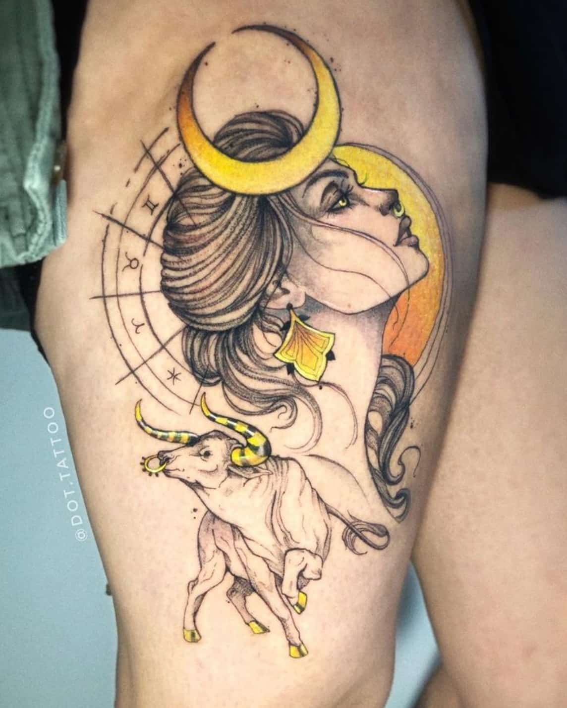 taurus and libra sign tattoos