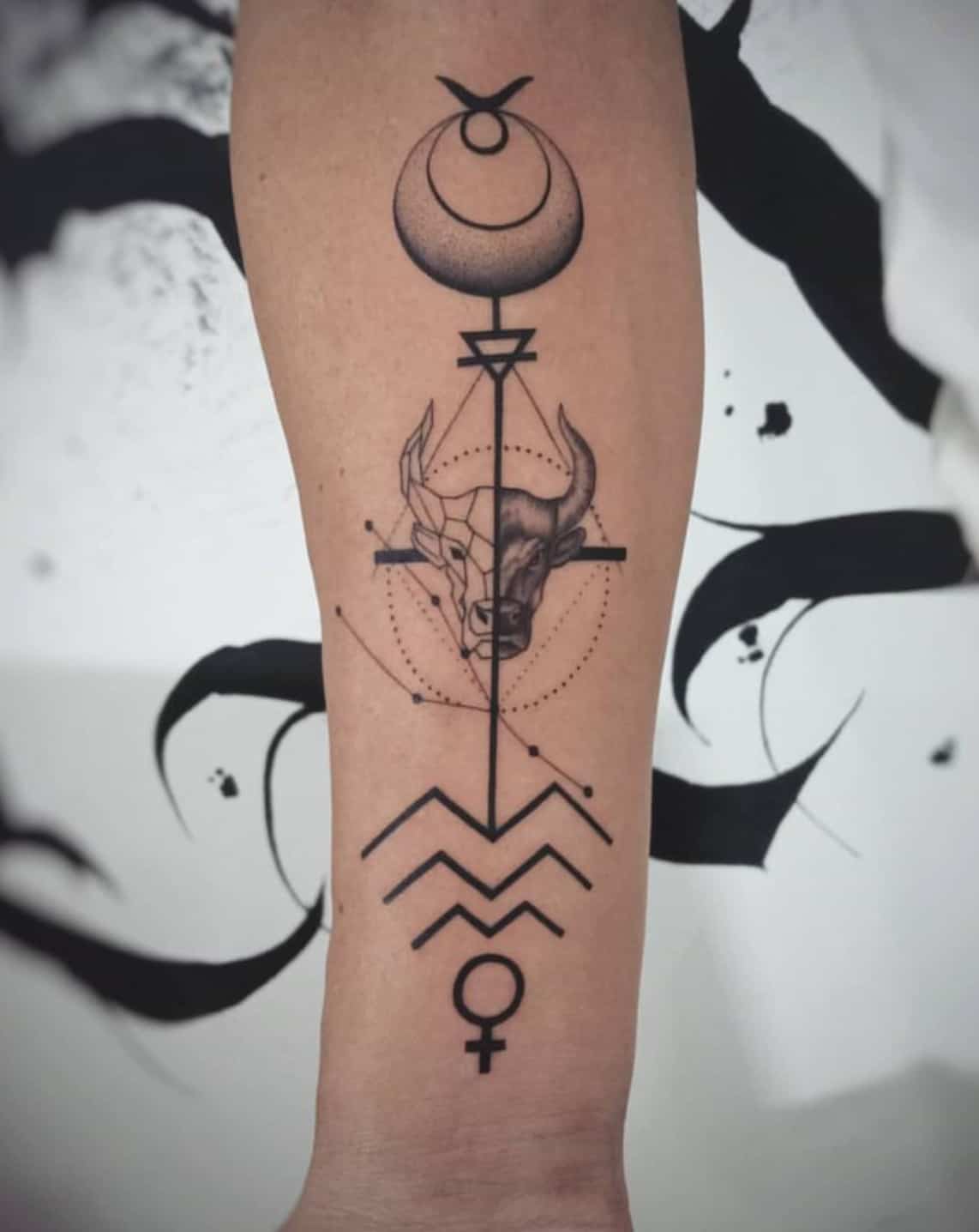 25 Taurus Tattoo Ideas and Astrology Designs for 2021