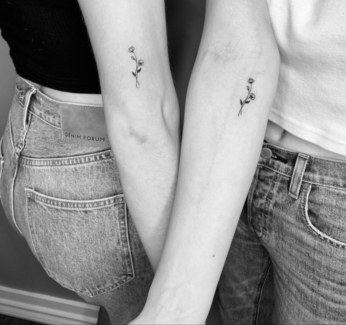 black tattoos - best friend tattoo small supercute tattoo by vinay jharia  for appoinments contact 9981271965 ormail us at harryblacktattoos@gmail.com  for more artwork visit www.harryblacktattoos.com #friendshipgoals #cute  #supercutetattoos ...