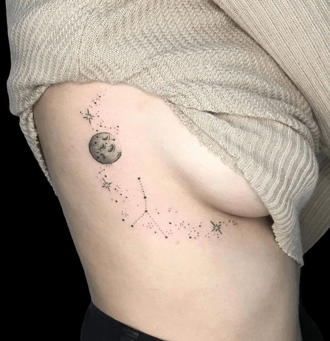 TATTOOS.ORG — My Cancer Zodiac constellation tattoo | Done at...