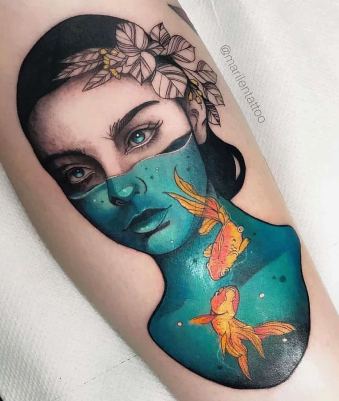 Dener Silva | Pisces tattoos, Koi tattoo design, Sleeve tattoos for women