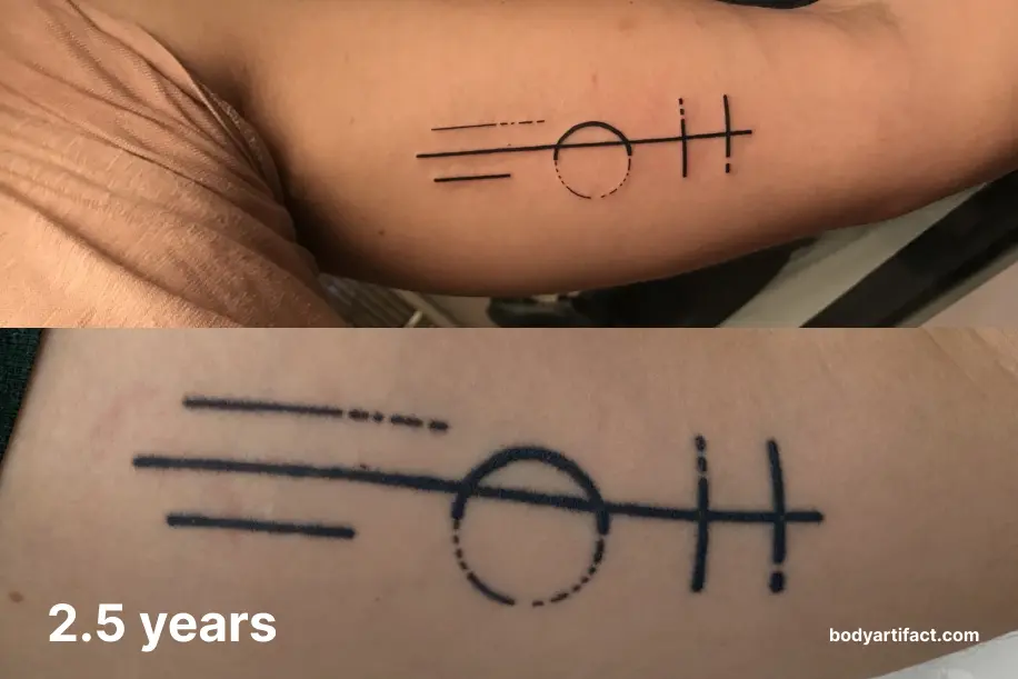 Details More Than 74 Fine Line Tattoo Aged In coedo vn