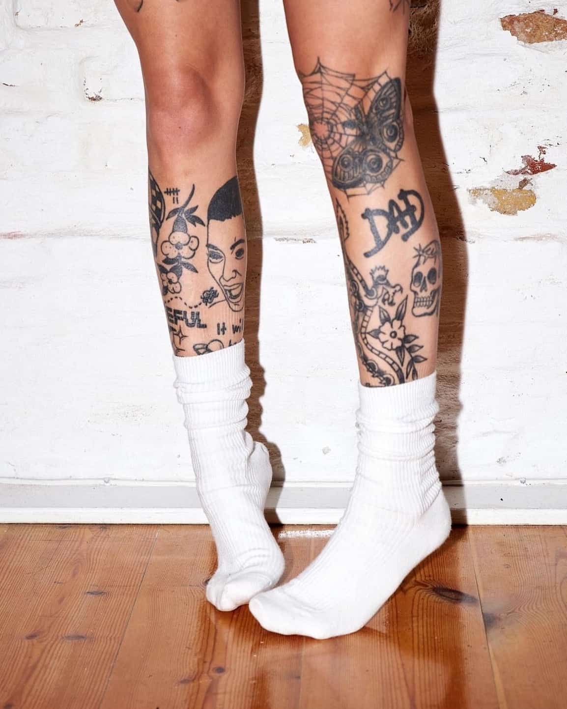 Details more than 79 thigh patchwork tattoo best  ineteachers