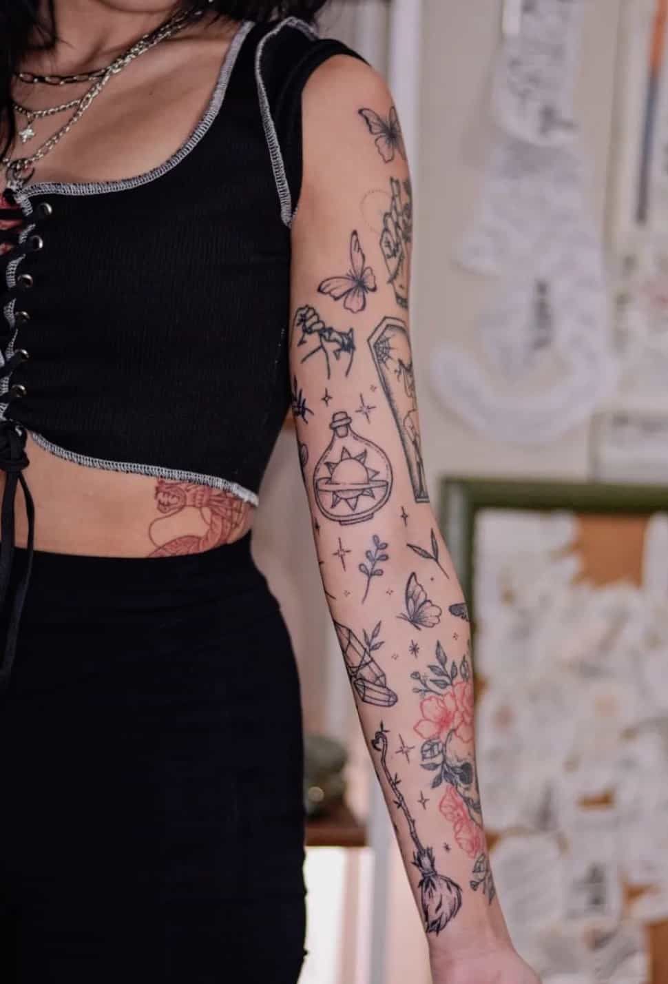 50 Patchwork Tattoos to Make You Start a Sleeve