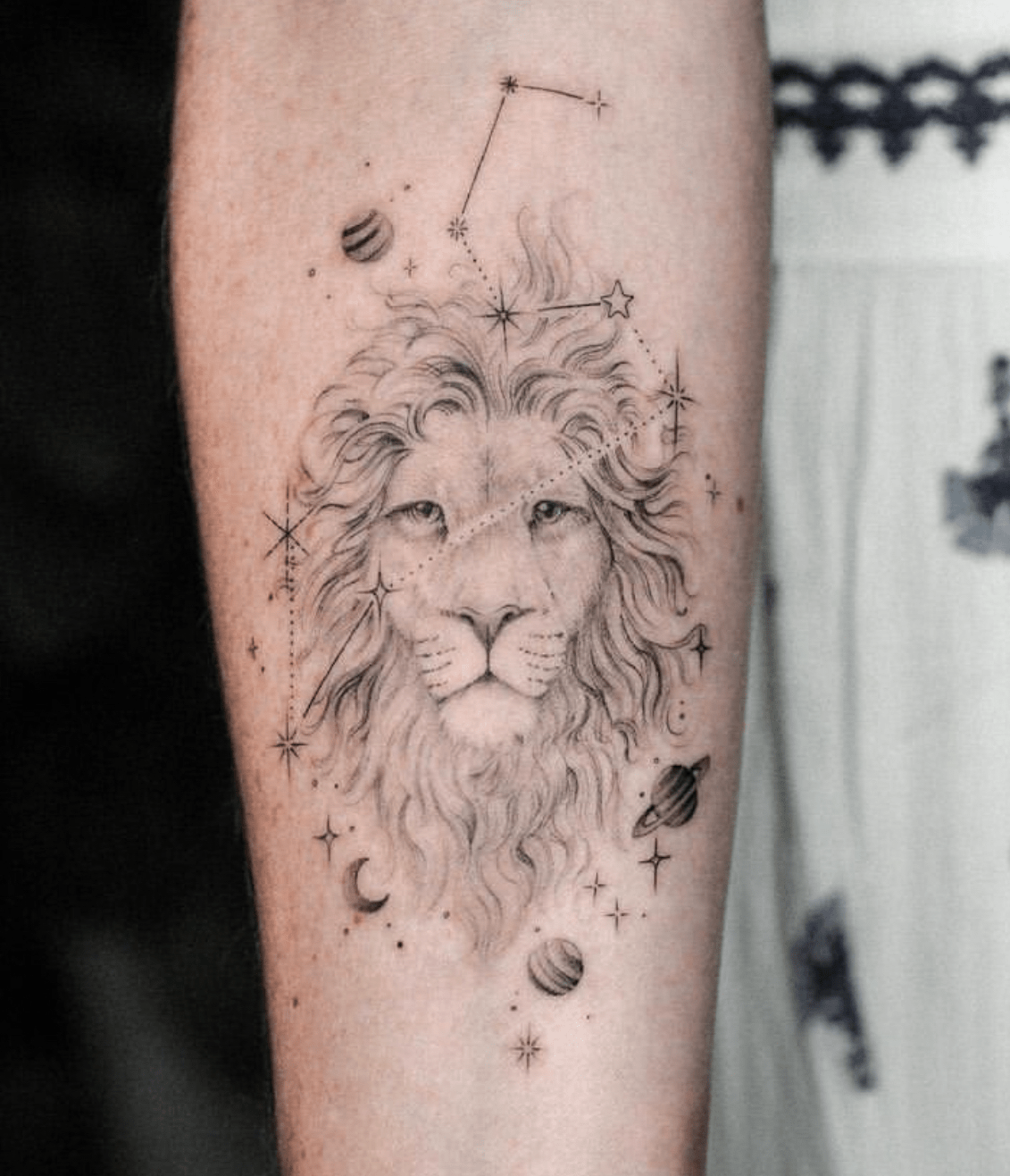 Leo constellation. | Tattoos, Small tattoos, Astronomy tattoo